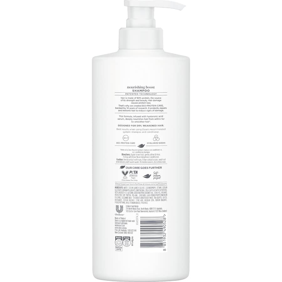 Dove Shampoo Nourishing Boost + Hyaluron 350mL