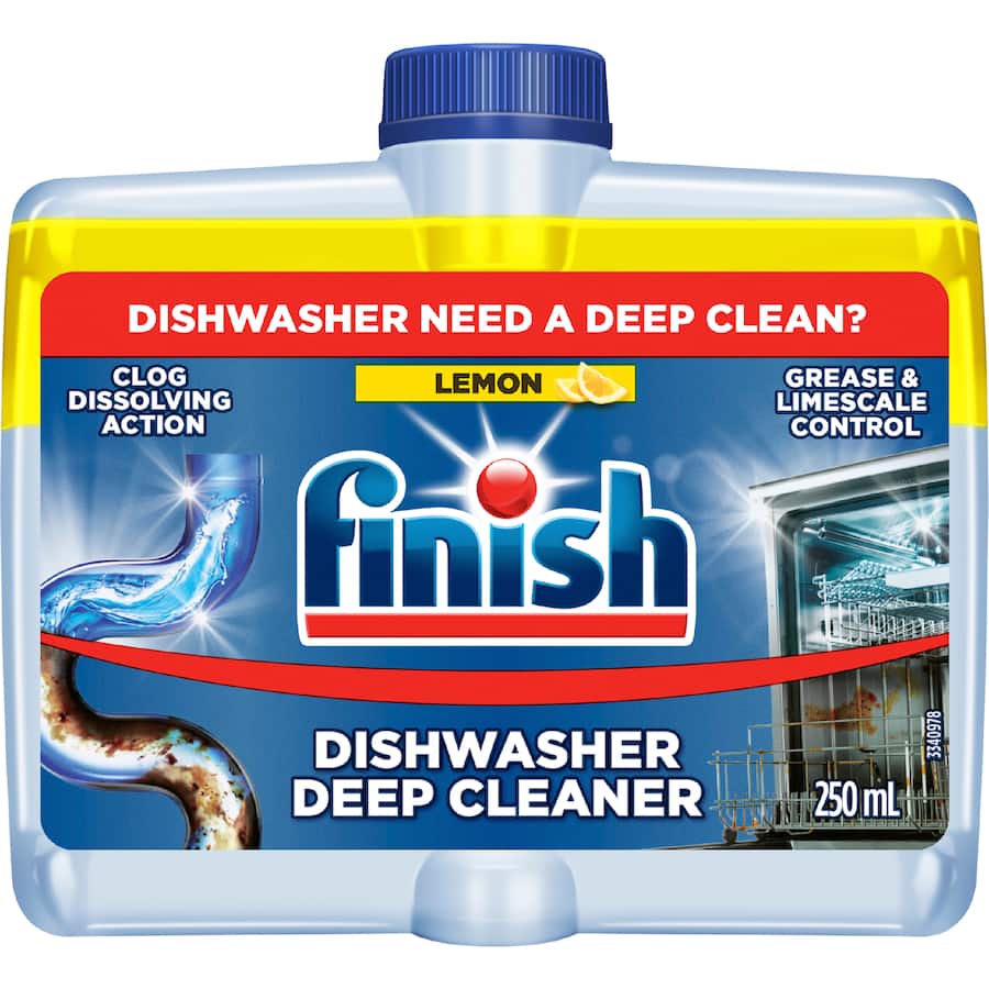 Finish Dishwasher Cleaner Liquid Lemon 250mL