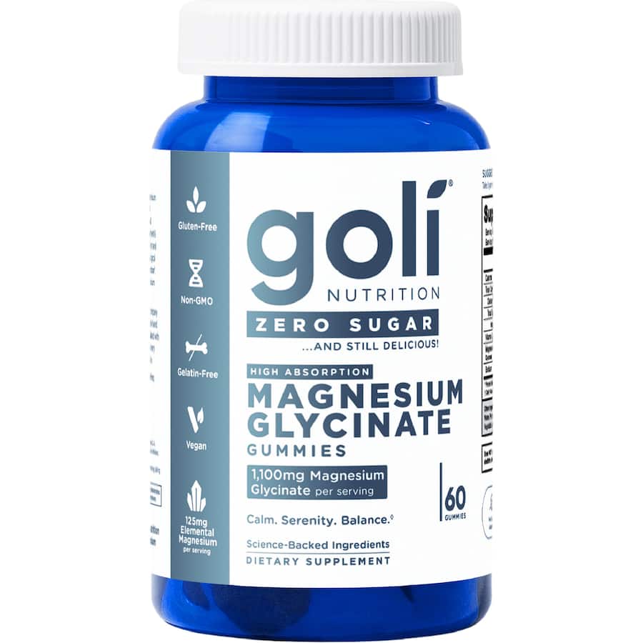Goli Nutrition Gummies Zero Sugar Magnesium 60s