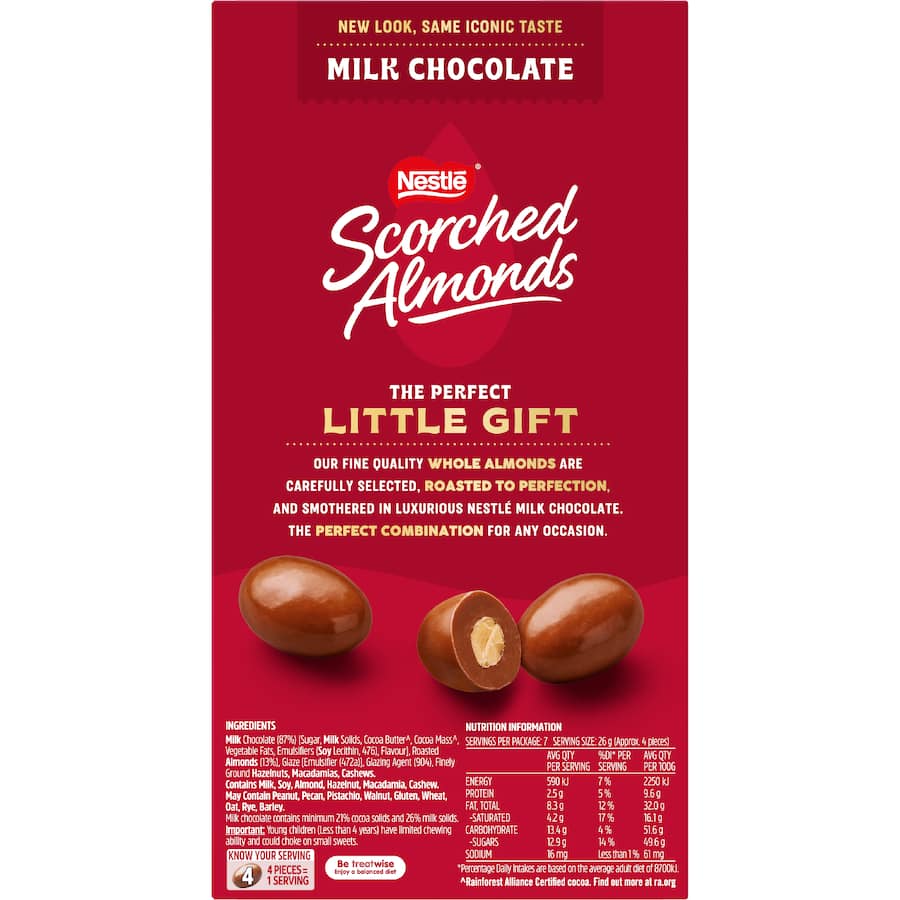 Nestlé Scorched Almonds Milk Chocolate 180g