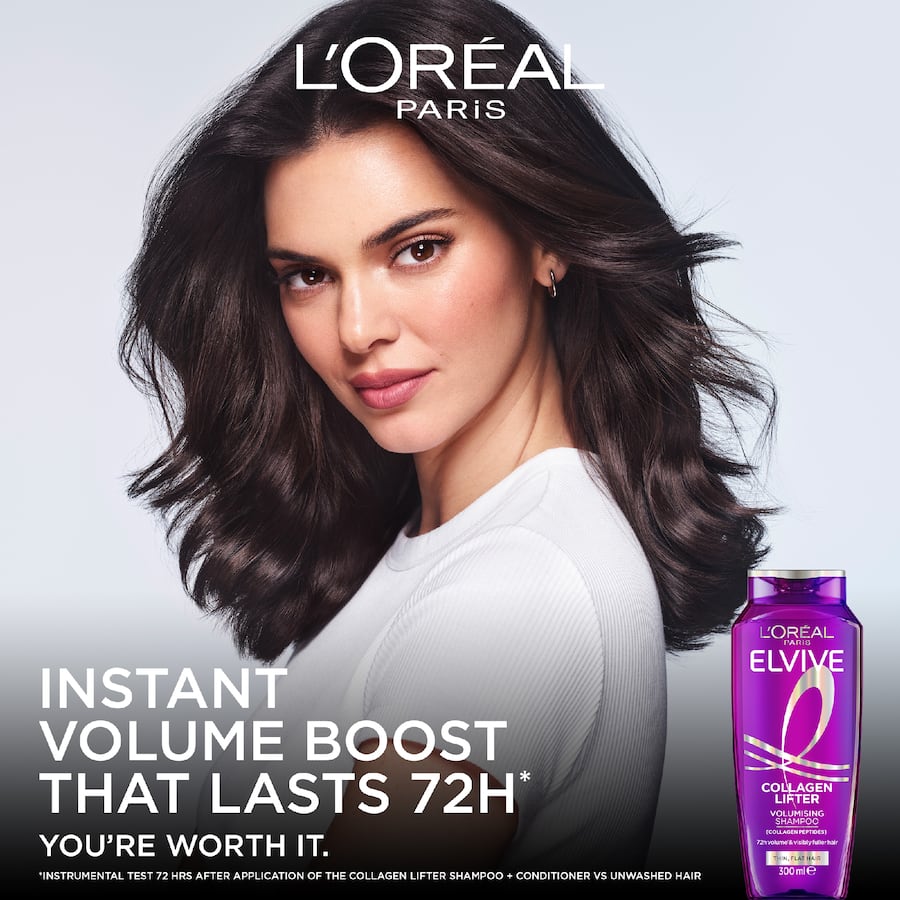 L'oreal Paris Elvive Shampoo Collagen Lifter Volumising 300mL
