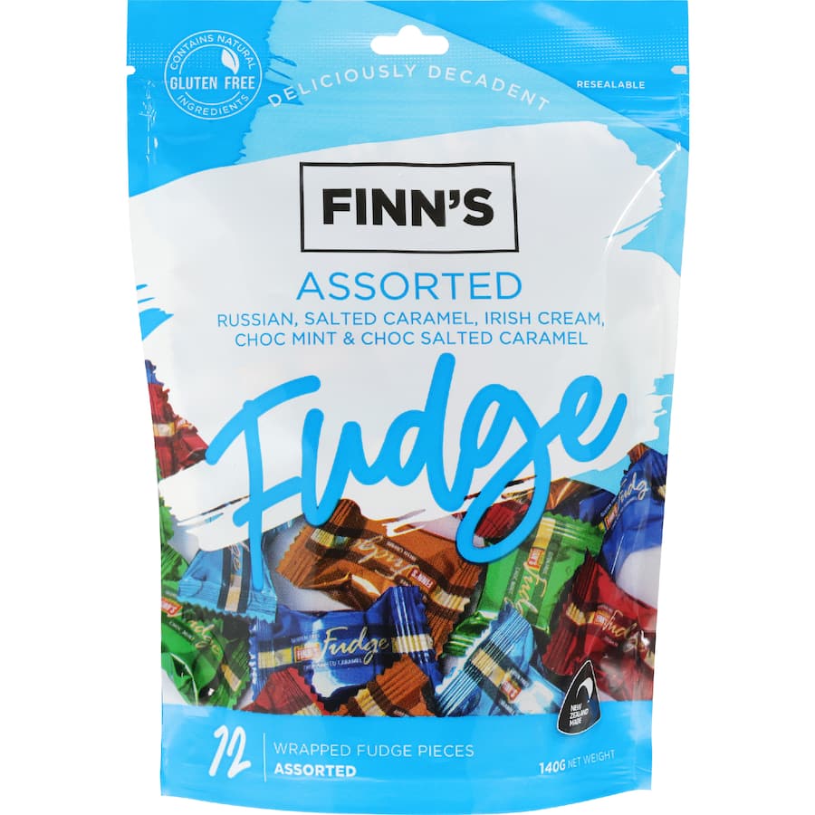 Finns Fudge Assorted 12 pack 140g
