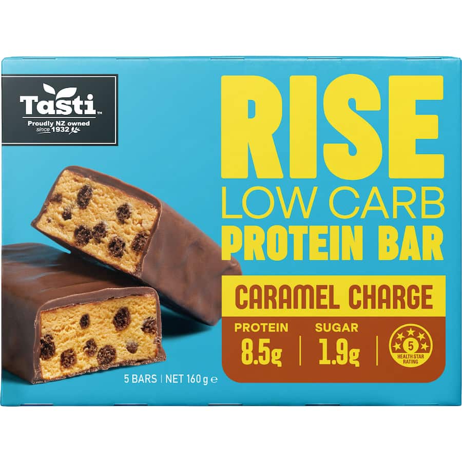 Tasti Rise Bar Caramel Charge 160g