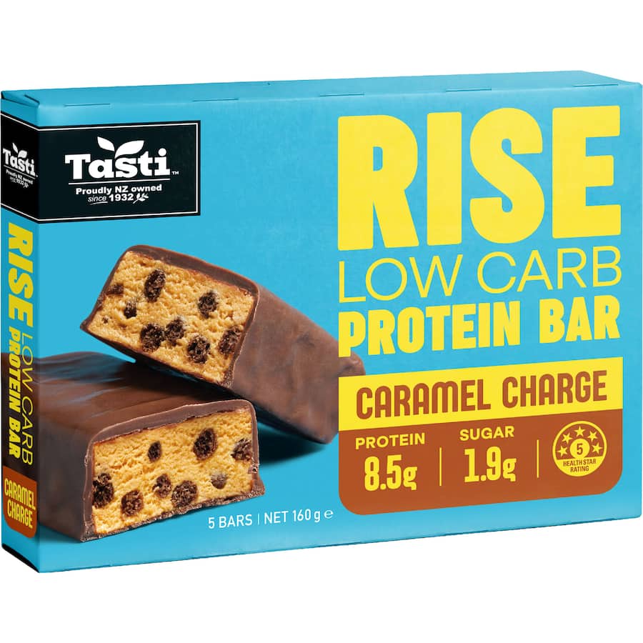 Tasti Rise Bar Caramel Charge 160g