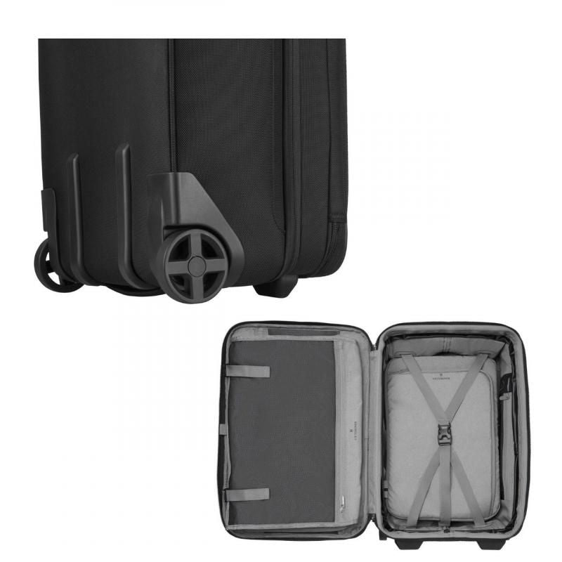 Suitcase - Victorinox Werks 6.0 2 Wheel Softside Carry On (Black)