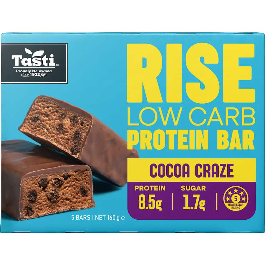 Tasti Rise Bar Cocoa Craze 160g