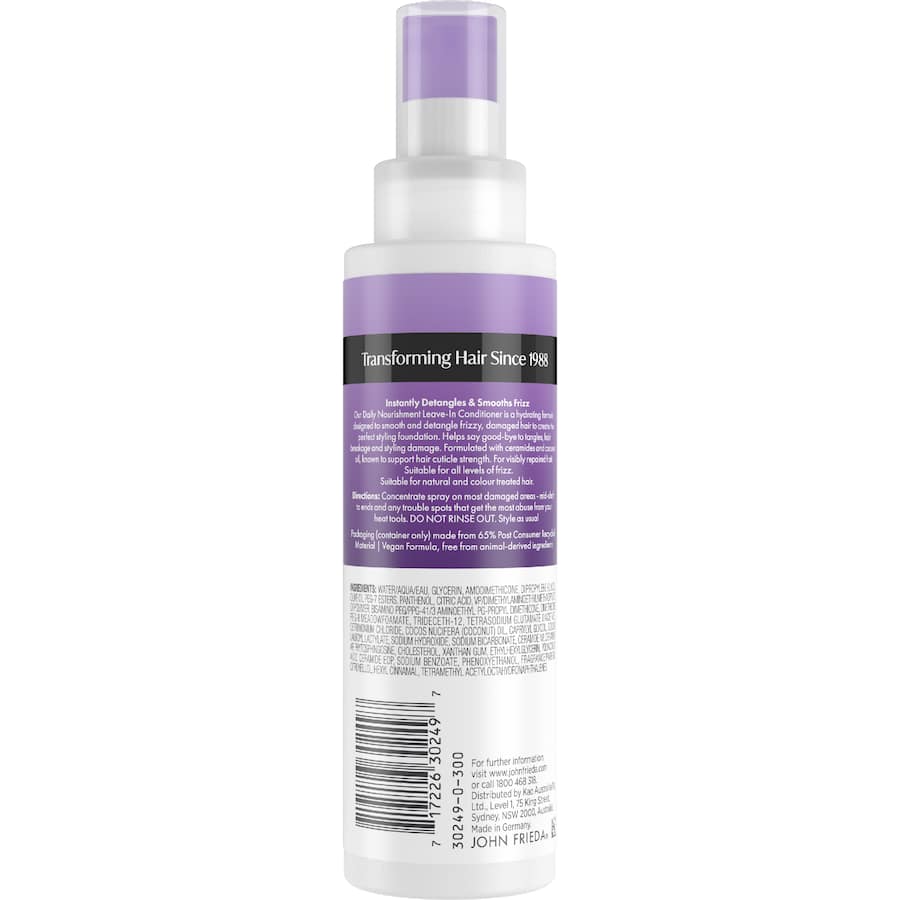 John Frieda Frizz Ease Conditioner Leave-in Daily Nourishment 200mL
