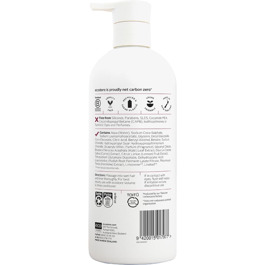 Ecostore Shampoo Volume & Shine 600mL