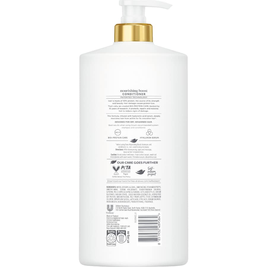 Dove Conditioner Nourishing Boost + Hyaluron 850mL