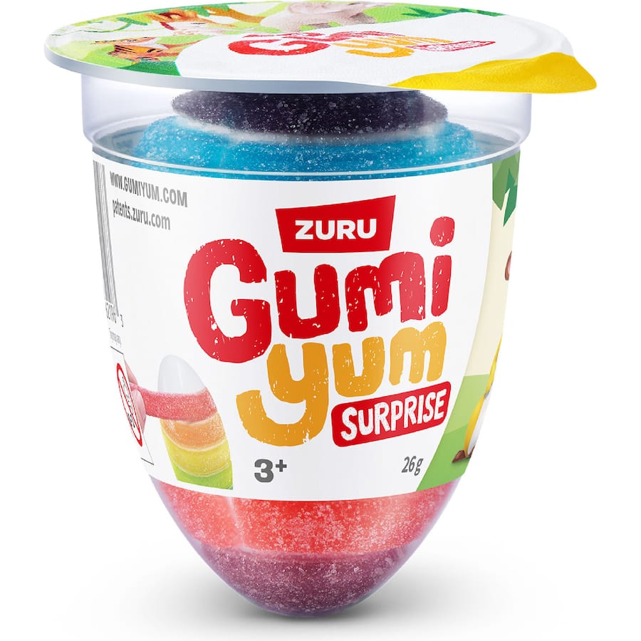 Zuru Gumi Yum Surprise Sweets Wildlife White 26g