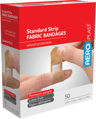 Fabric Plasters 72 x 19mm Pack of 50