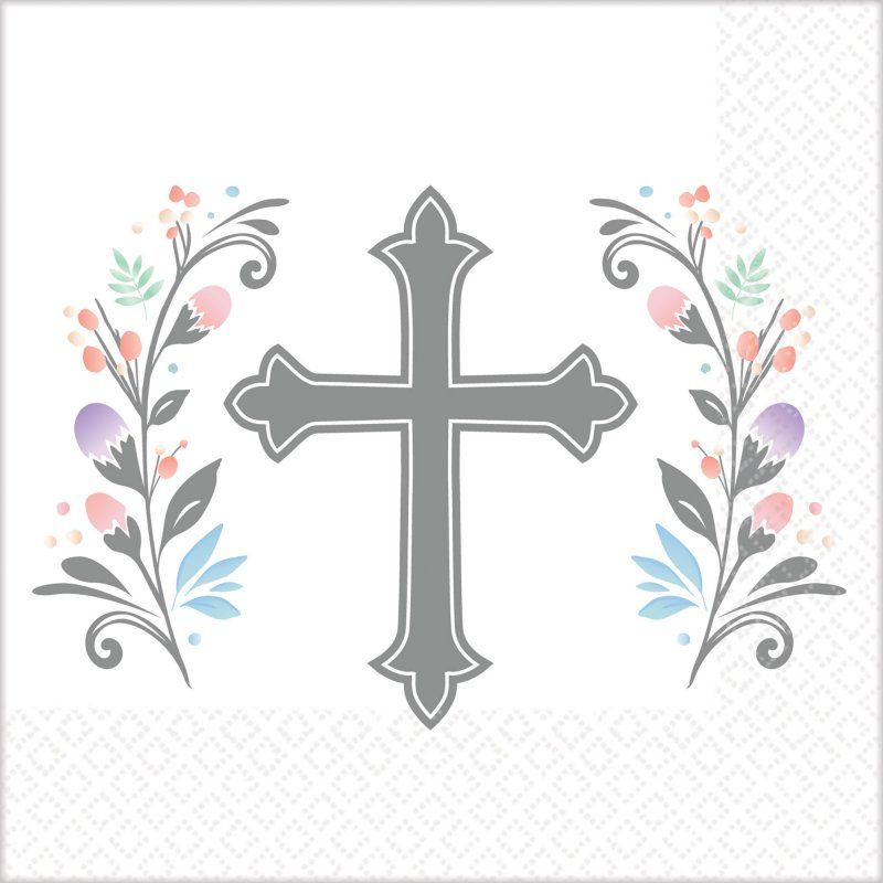 Holy Day Beverage Napkins in a pack of 36, elegant and absorbent for festive gatherings and celebrations.