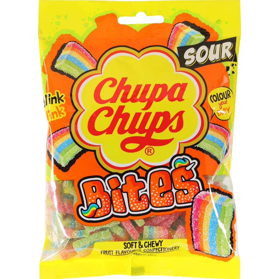 Chupa Chups Sweets Sour Bites 150g