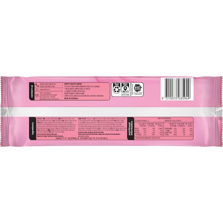Arnott's Biscuits Iced Vovo 175g