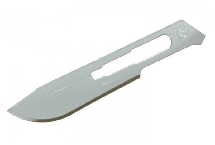 Scalpel Blades No.22 8cmx8.5cmx2.8cm Pack of 100