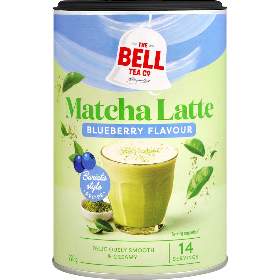 Bell Latte Powder Blueberry Matcha 220g