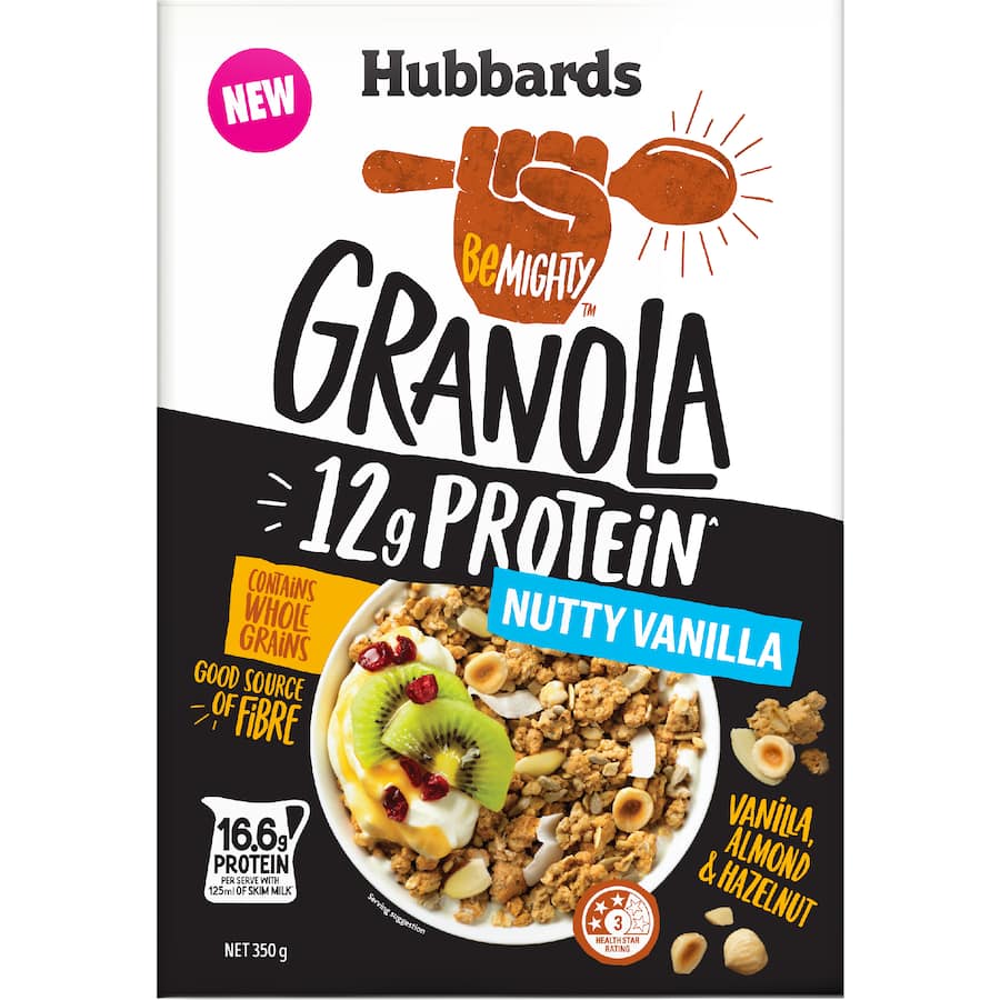 Hubbards Be Mighty Granola Nutty Vanilla 350g