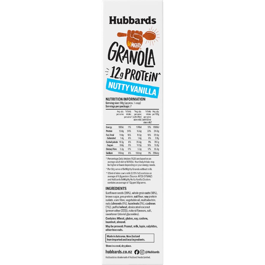 Hubbards Be Mighty Granola Nutty Vanilla 350g