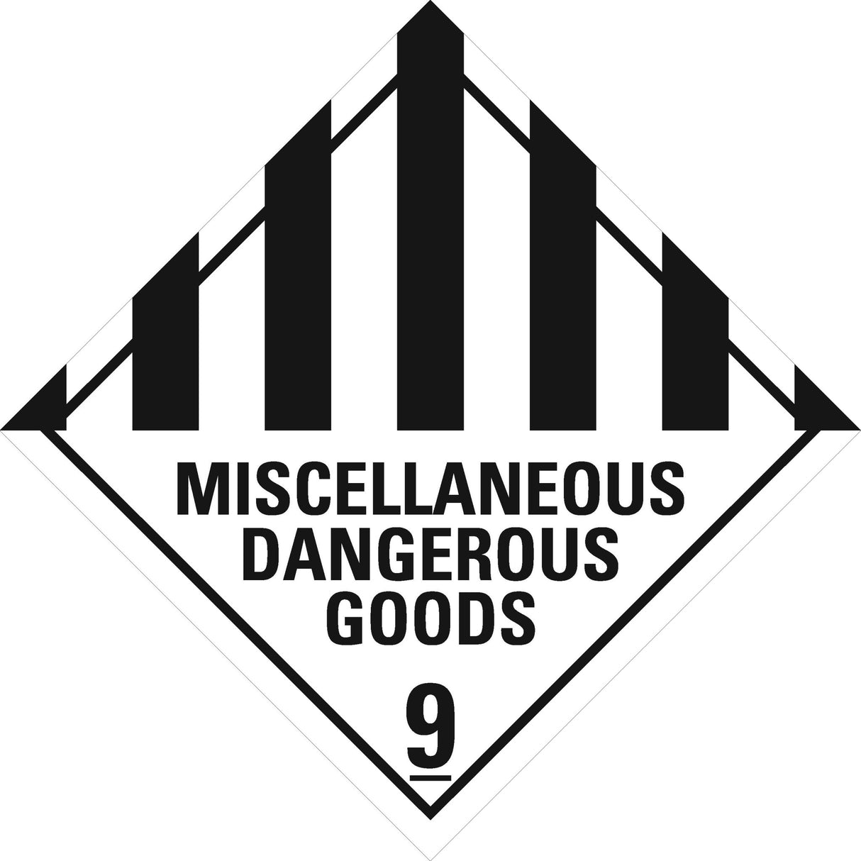 Dangerous Goods Labels | Diesel Trailer Pack W250mm x H250mm - Standard