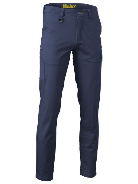 Bisley, Stretch Cotton Cargo Pant, BPC6008-Regular Fit (Pair) - Navy - Size: 97