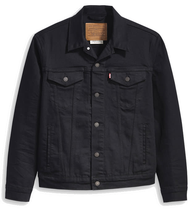 Levis, Denim Trucker Jacket, 72344 - Black (Size: M)