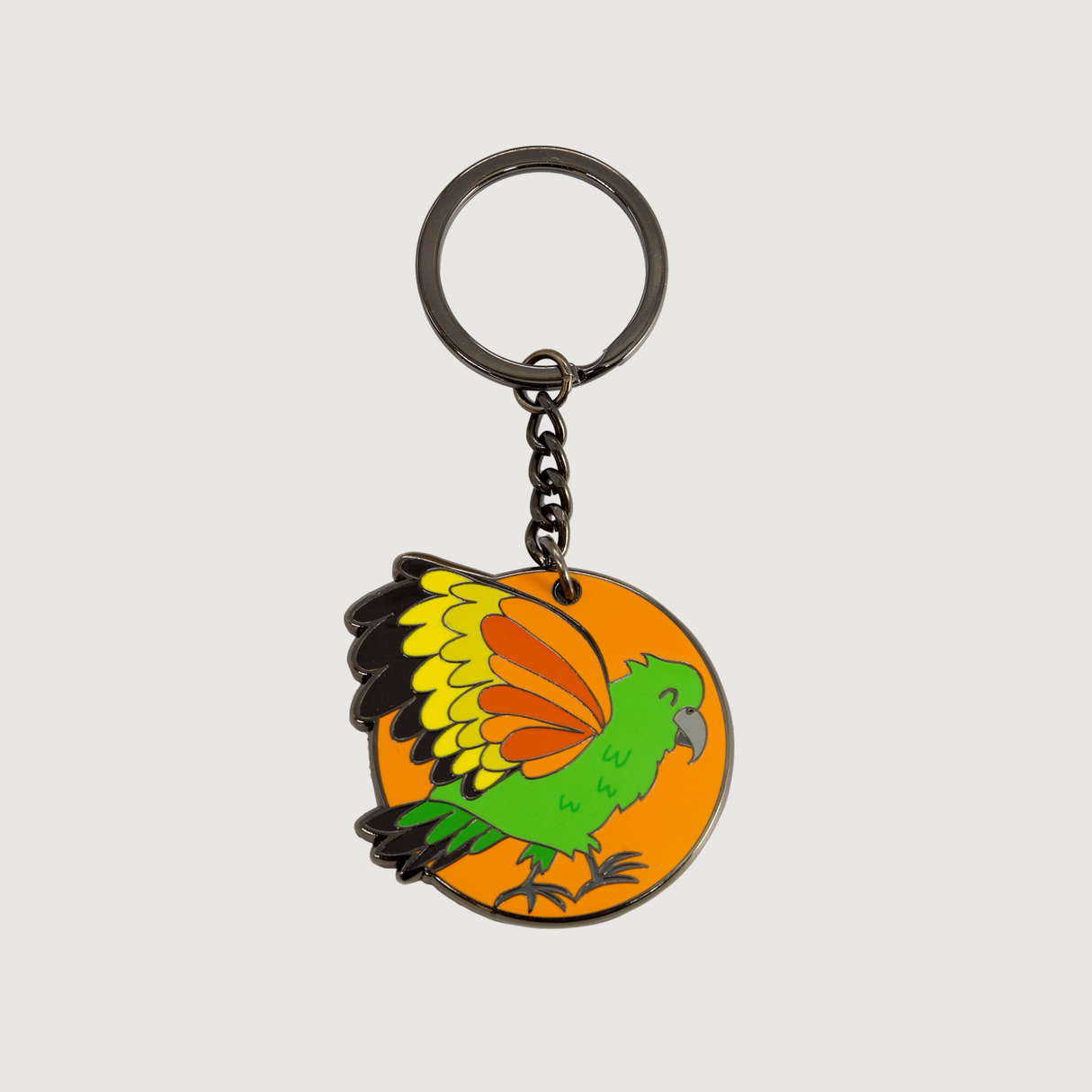 Moana Road - Enamel Key Rings - Kevin the Kea / Metal - Pack of 6
