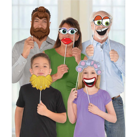 Assorted pack of 13 unique hair and eye photo props for creative photography sessions and stunning portraits.