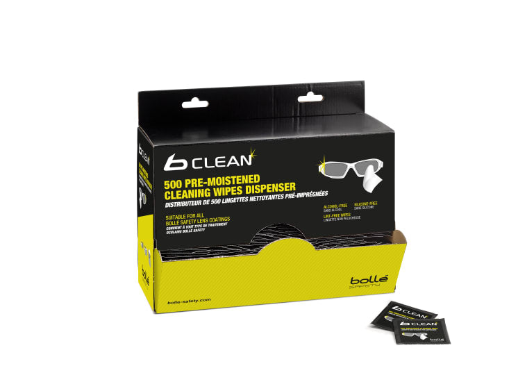 Bolle B-Clean B500 Wipes for Glasses (Box)