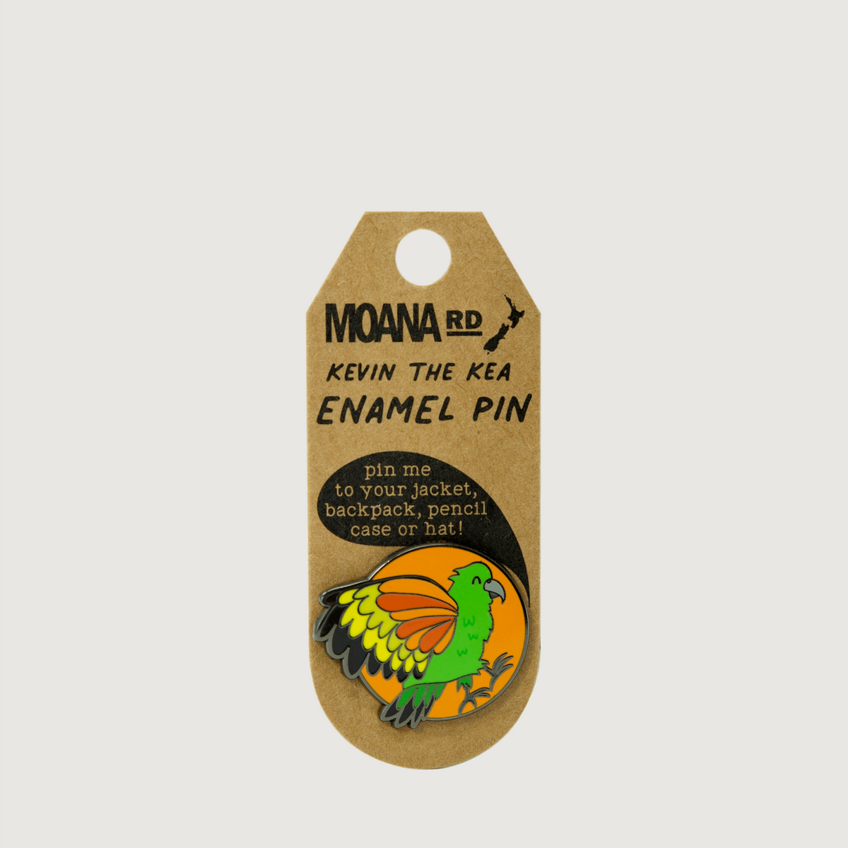 Moana Road - Enamel Pins - Kevin the Kea - Pack of 6