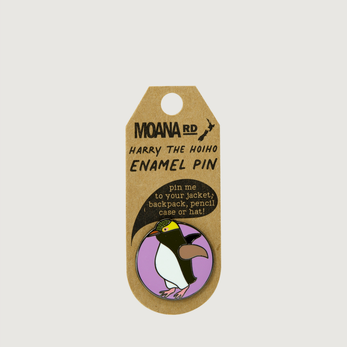 Moana Road - Enamel Pins - Harry the Hoiho - Pack of 6
