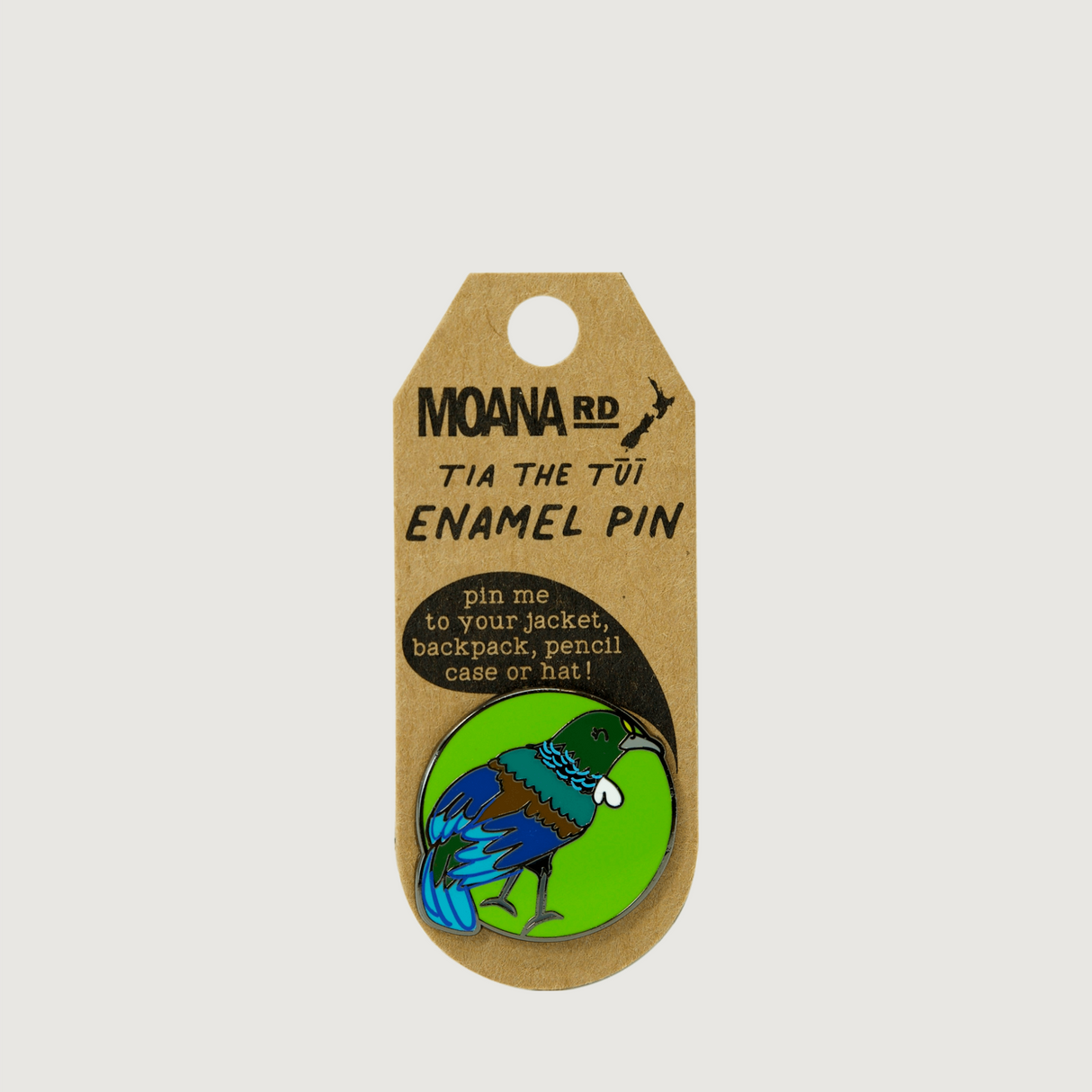 Moana Road - Enamel Pins - Tia the Tui - Pack of 6