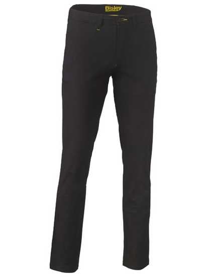 Bisley, Stretch Work Pant, BP6008-Regular Fit (Pair) - Black - Size: 97