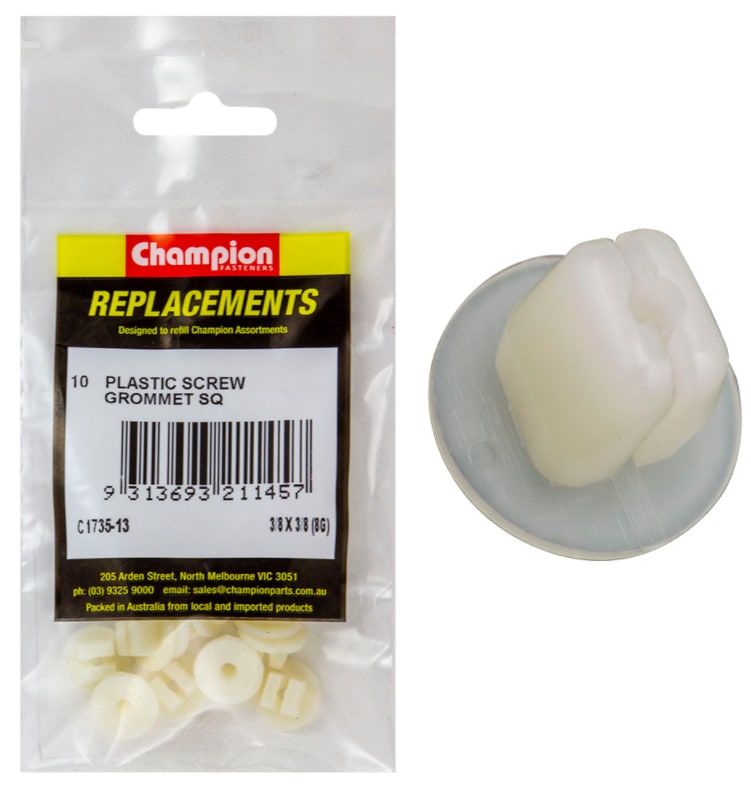 Plastic Screw Grommet 3/8x3/8-8G (Packet)