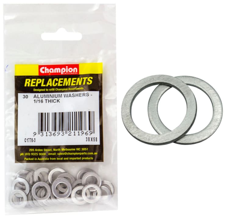 3/8 X 5/8 Aluminium Washers 30PK