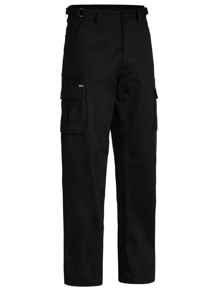Bisley, Original Work Pant, BPC6007 Stout Sizes - Black (Size: 132)