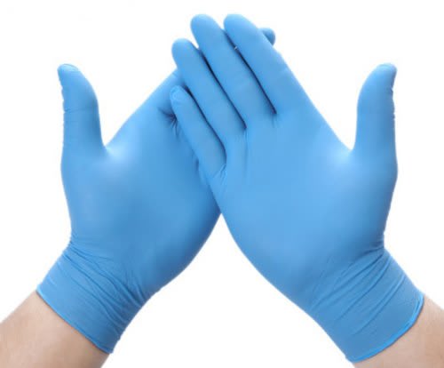 Ninja Surefit Nitrile Gloves Powder Free Blue(Pack of 100) - Standard - XL