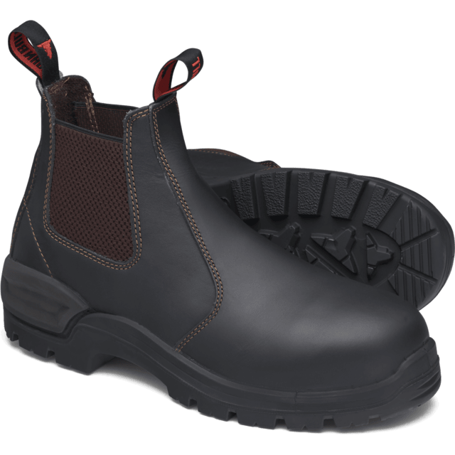 John Bull,4282 Raptor 3.0 Elastic Side Safety Boot - Oxblood - 14