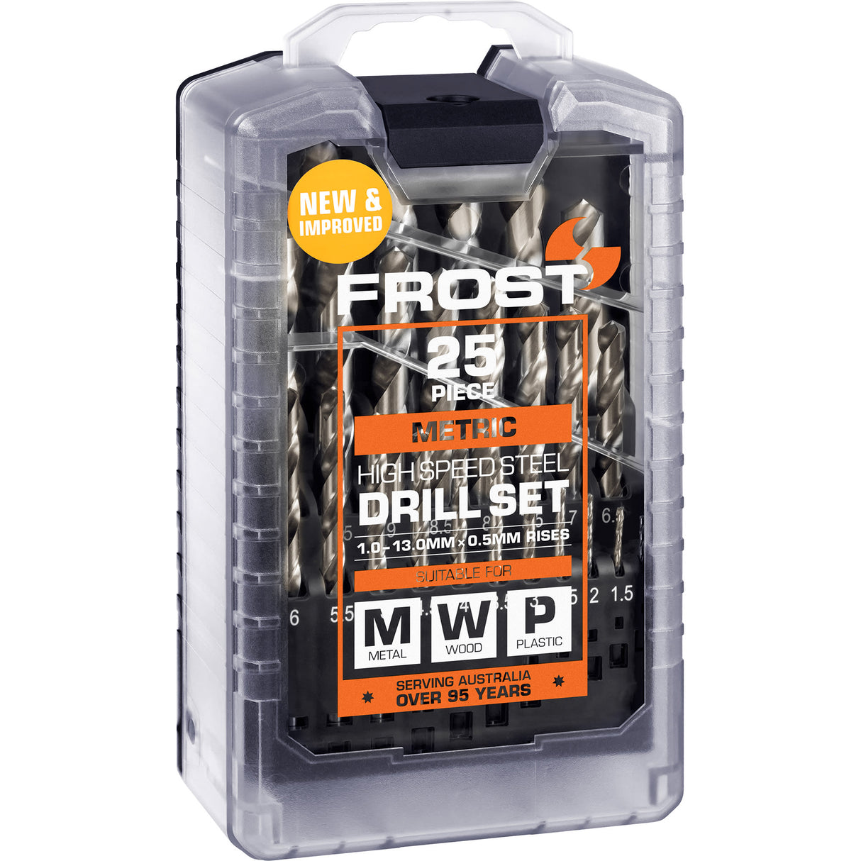 Frost Metric Drill Set 1-13mm 25pc