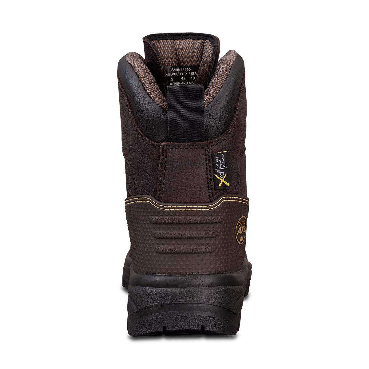 Oliver 65-490 Caustic Lace Up Safety Boots - Brown (Size: 10)