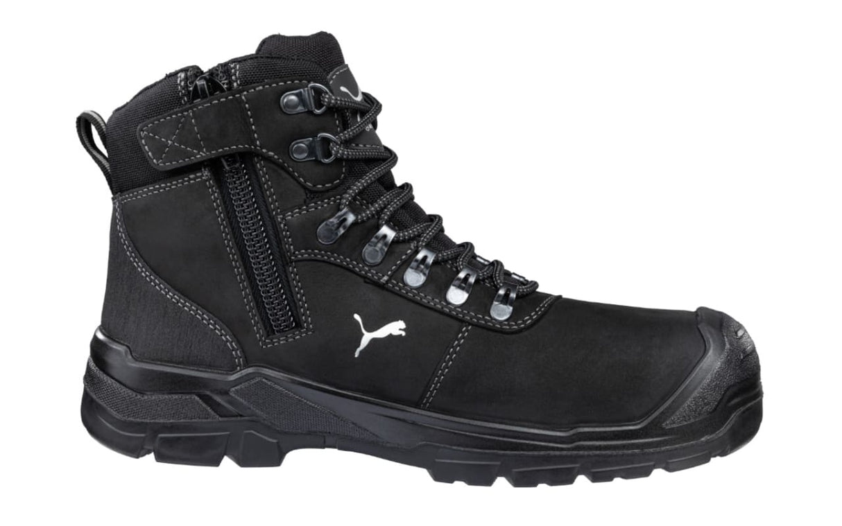 Puma, Sierra Nevada Zip Sided Safety Boot, 630527 - Black (Size: 09)