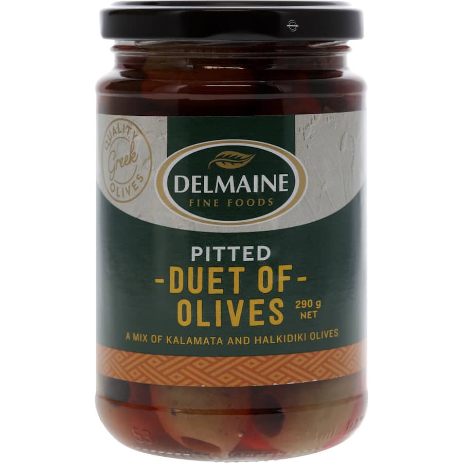 Delmaine Olives Grek Duet Jar 290g