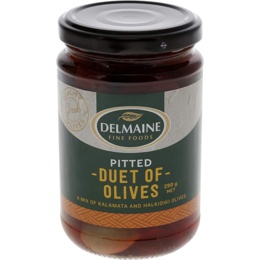 Delmaine Olives Grek Duet Jar 290g