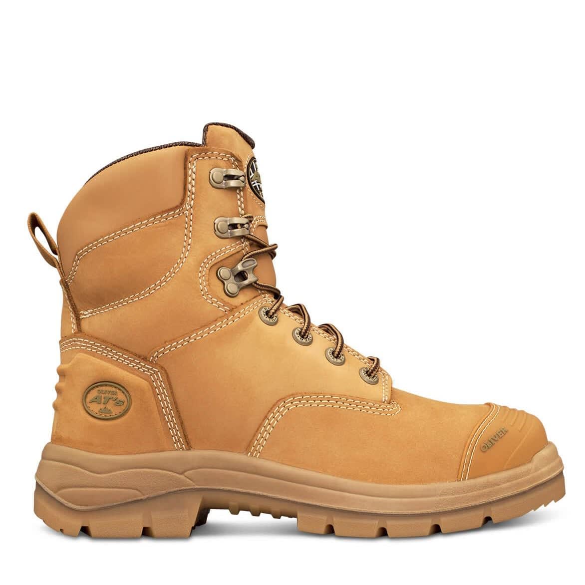 Oliver 55-332 Lace up Safety Boots - Wheat (Size: 14)