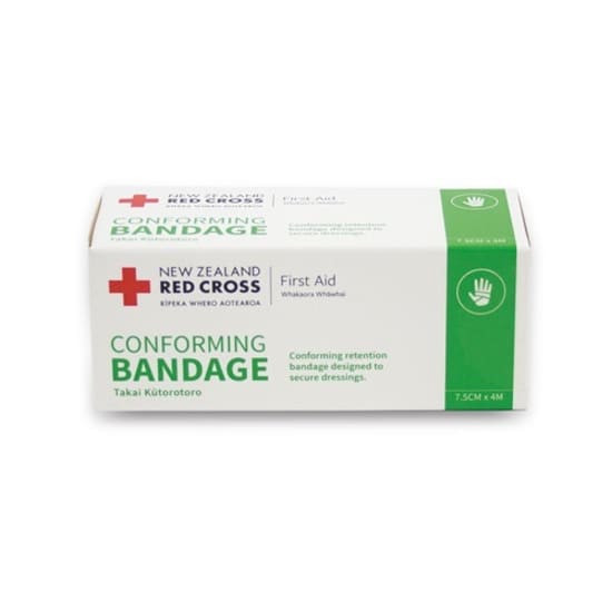 Red Cross Conforming Bandage-7.5cm x 4m (Packet)