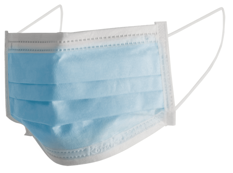 Eagle Blue Fluid Resistant Face Masks Pack of 50