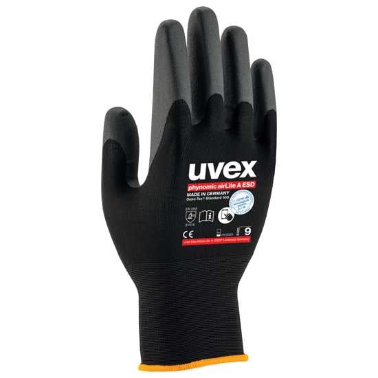 Uvex Phynomic AirLite A ESD Gloves (Pair) - - Size: 10