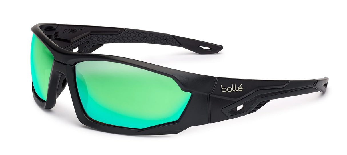 Bolle Mercuro Safety Glasses Green Flash Polarised