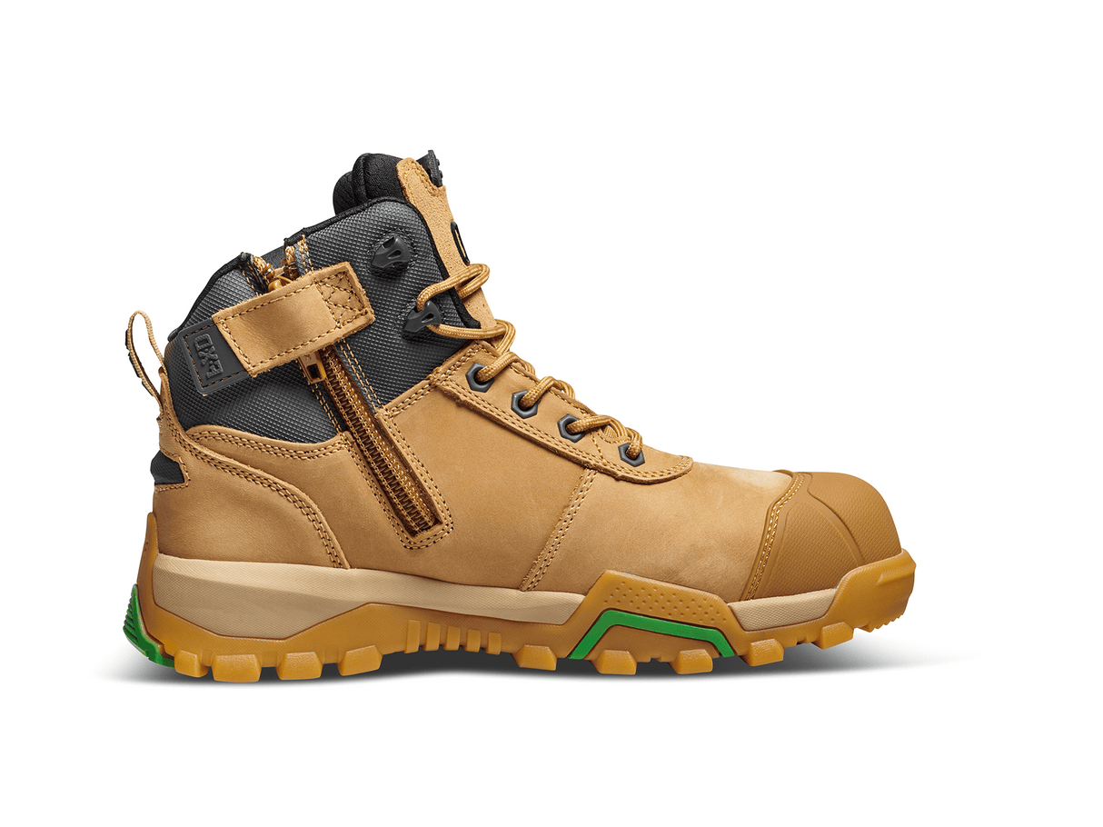 FXD, Zip Sided Safety Boot, WB-2 - Wheat (Size: 07)
