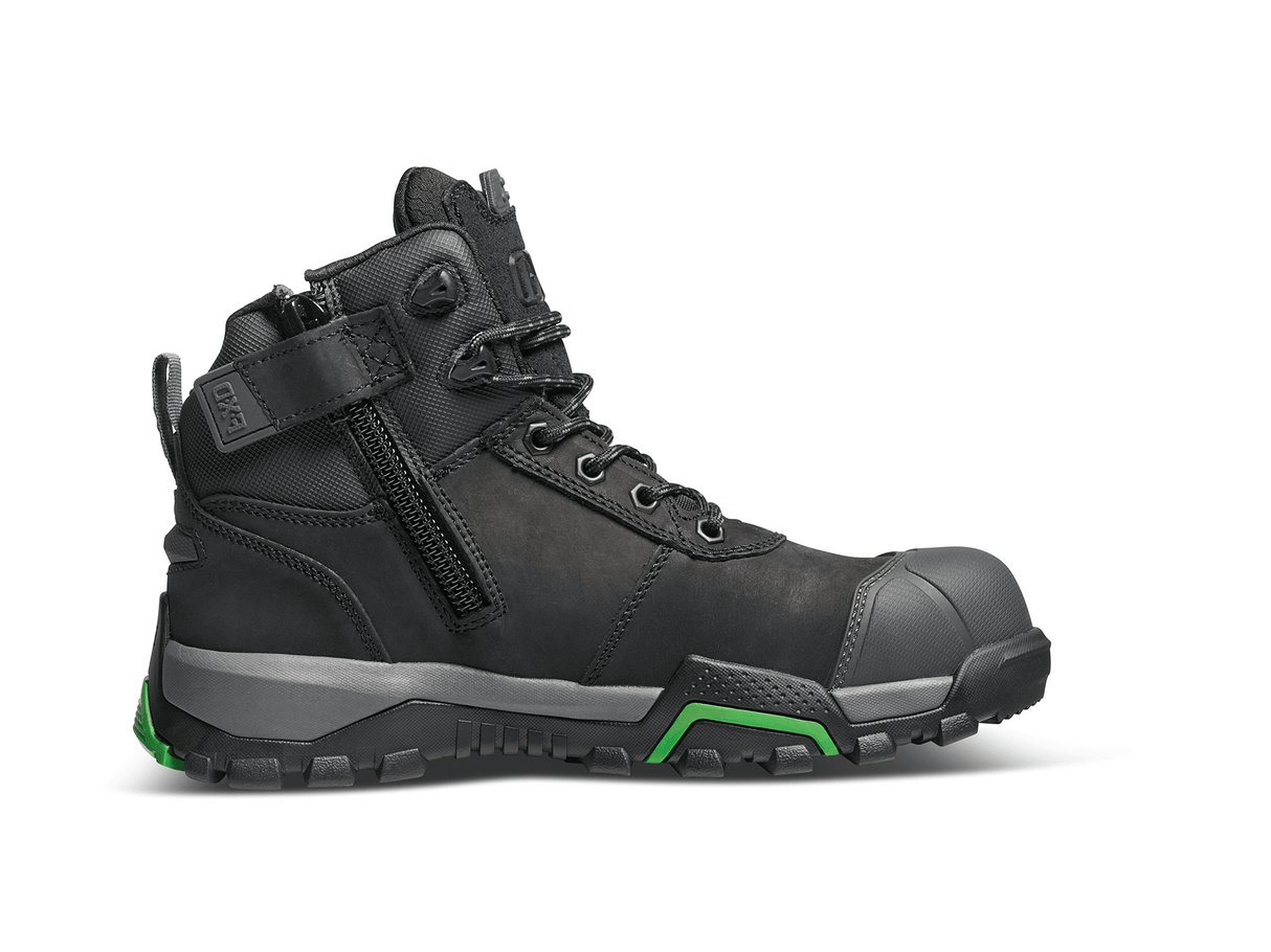 FXD, Zip Sided Safety Boot, WB-2 - Black - 06