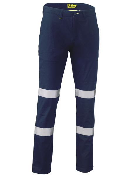 Bisley, Taped Biomotion Stretch Pant, BP6008T Stout Fit - Navy - 97